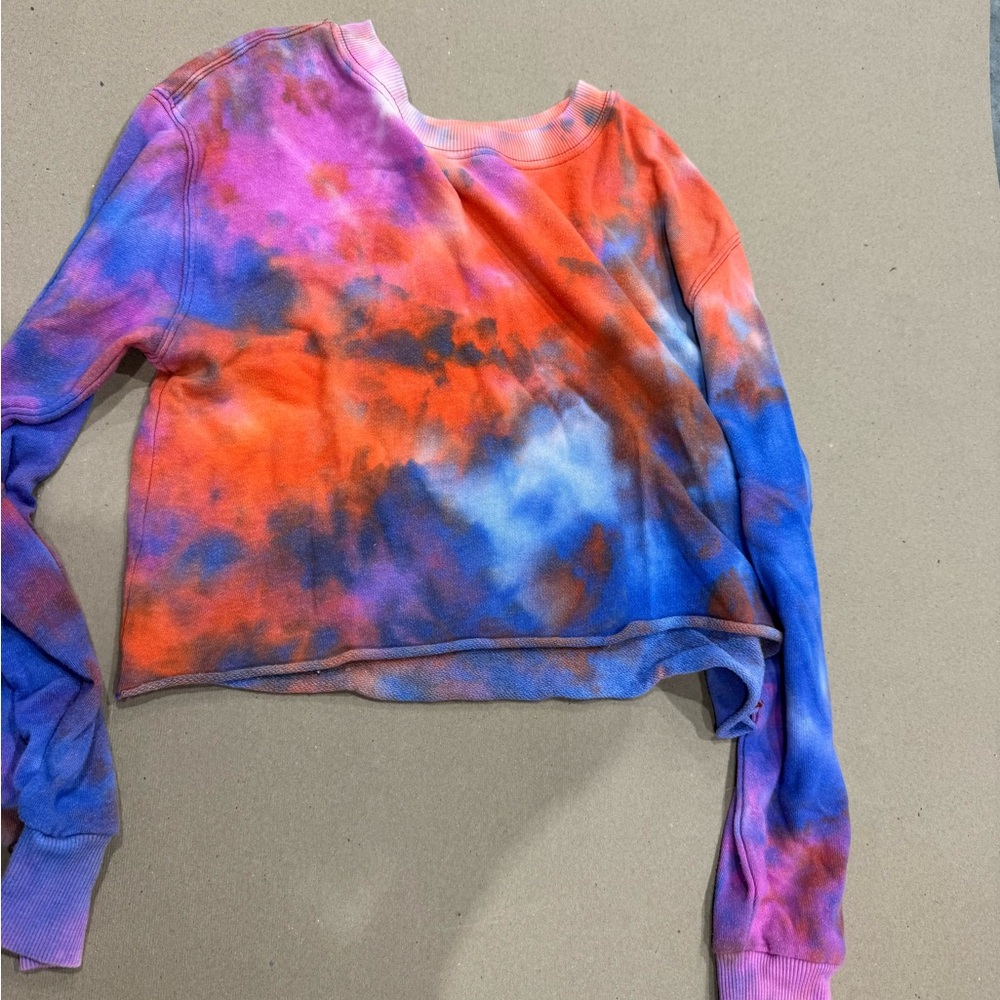 Target Multicolor Tie-Dye Long Sleeve Top